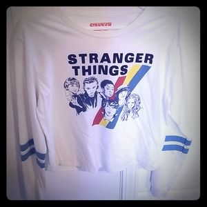 Stranger things crop, long sleeve shirt.
